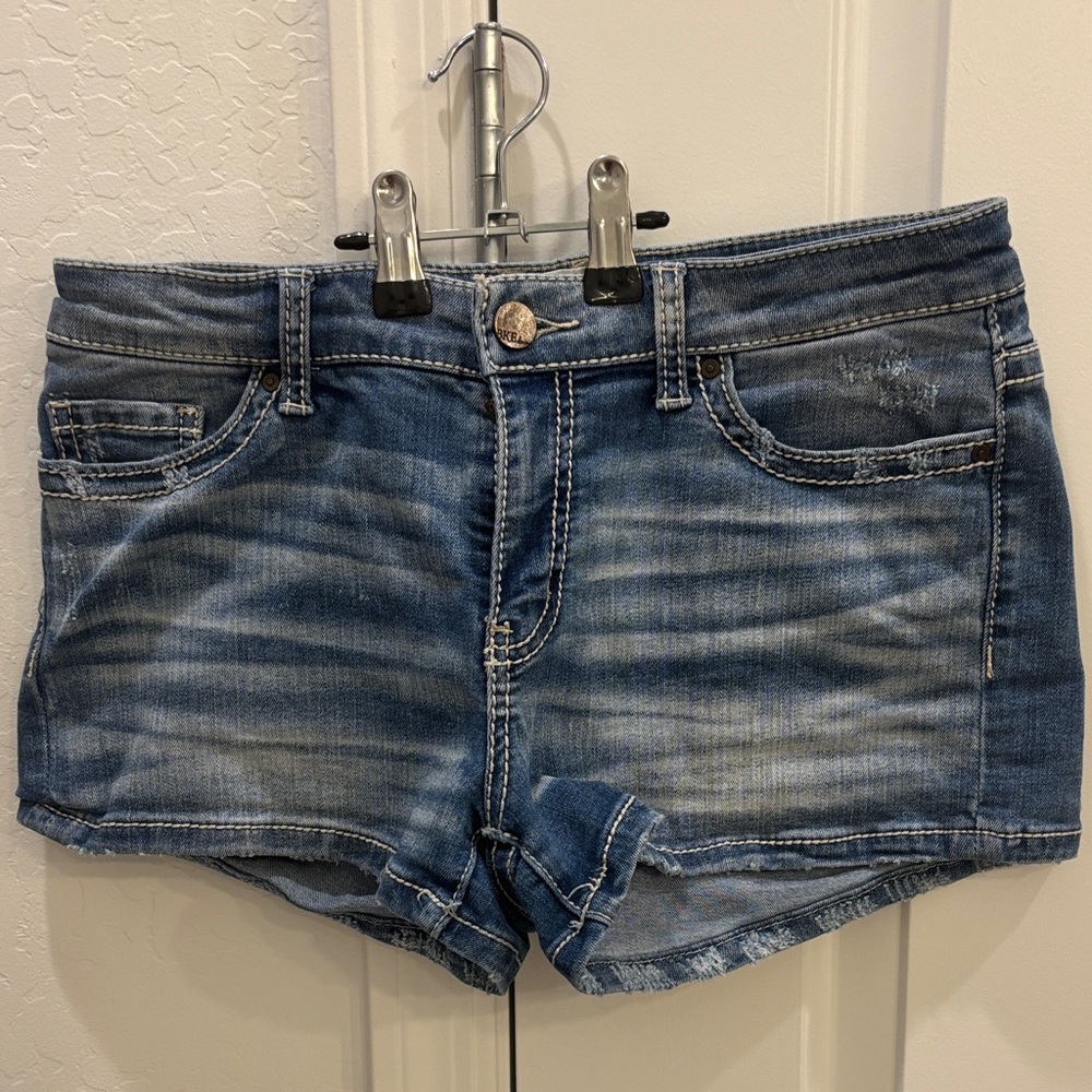 Denim Blue BKE Women's Shorts